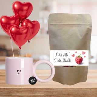 Sypaný malinový čaj Láska voní po malinách 50g
