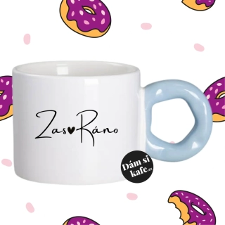Hrnek Koblížek s koblihovým (donut) uchem Zas Ráno