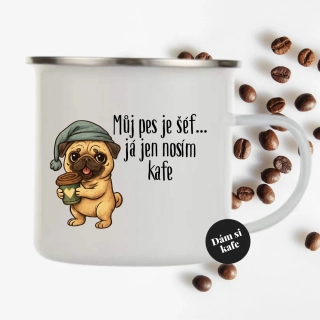 Plecháček Můj pes je šéf… já jen nosím kafe