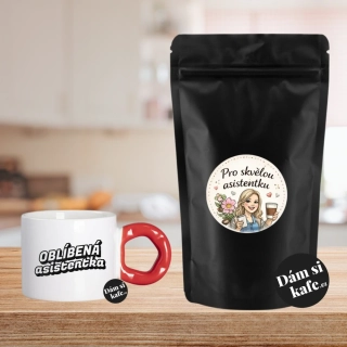 Dám si kafe zrnková káva Pro skvělou asistentku 60g