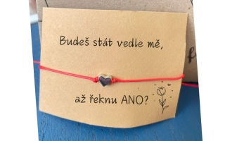 Samostatná kraftová kartička s textem pro svědkyni (více druhů)