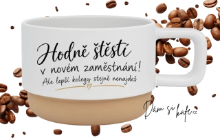Keramický hrnek Barista – Hodně štěstí v novém zaměstnání