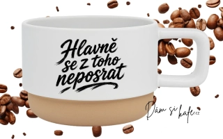 Keramický hrnek Barista – Hlavně se z toho neposrat