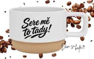 Keramický hrnek Barista – Sere mě to tady