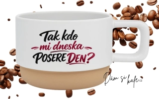 Keramický hrnek Barista – Tak kdo mi dneska posere den?