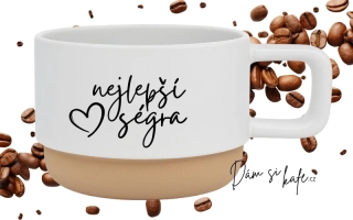 Keramický hrnek Barista – Nejlepší ségra