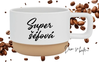 Keramický hrnek Barista – Super šéfová