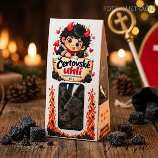 Jedlé Čertovské uhlí 60g