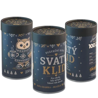 ☕ Sváteční dárková káva „Svatý klid“ od Fixi Coffee – 100% výběrová Arabica v papírové tubě