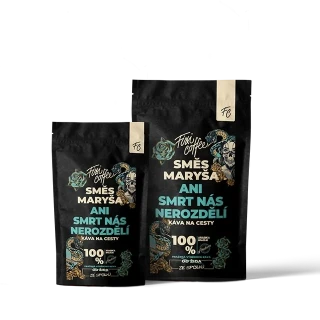 ☕ Dárková káva Káva Maryša – Ani smrt nás nerozdělí (100% výběrová Arabica) Fixi Coffee