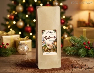 Kardamomová káva – Ochucená mletá káva s příchutí kardamomu (100 g) Dám si kafe