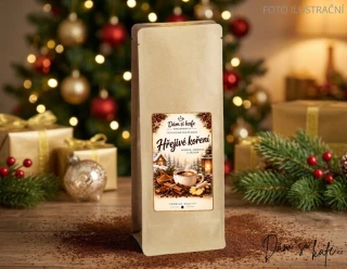 Mletá ochucená káva Hřejivé koření 100g (100% výběrová Arabica z Brazílie) Dám si kafe