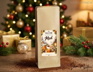 🍯 Mletá ochucená káva Med 100g (100% výběrová Arabica z Brazílie) Dám si kafe