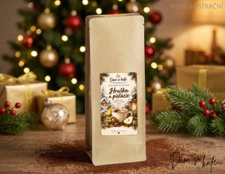 🍐 Mletá ochucená káva Hruška a pistácie 100g (100% výběrová Arabica z Brazílie) Dám si kafe